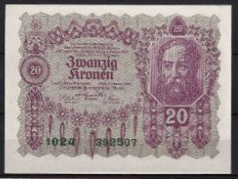 20 Kronen  P76  1922  UNC