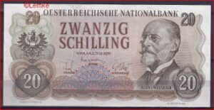 20 schilling  P136-a  1956  aUNC