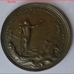 Penning n.a.v. Aansprekersoproer Amsterdam 1696  Zilver Rare