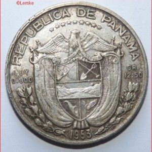 !/2 Balbao 1953 KM 20 PR/XF Zilver