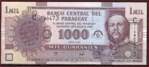 1.000 Guaranies 2004  P 222-a  UNC