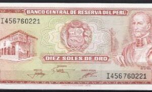 10 Soles de Oro Nov. 1976  P 112  UNC