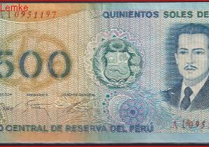 500 Soles de Oro 1976  P 115  PR/XF-