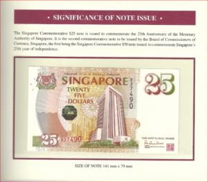 25 dollar  P33 (folder)  1996  UNC