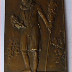 Plaquette "Africain Conservatoire" Belgie 1925