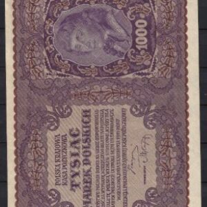 1000 Zloty  P29  1919  UNC