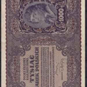 1000 Zlotych  P29  1919  aUNC