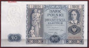 20 zloty  P77  1936  Pr+