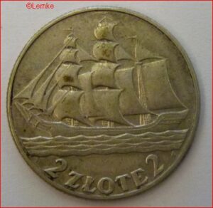 KM Y30  2 Zloty 1936  zilver