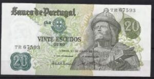 20 Escudos  P173  1971  UNC