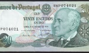 20 Escudos  P176-B  1978  UNC