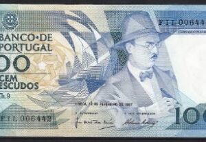 100 Escudos  P179-B  1987  UNC