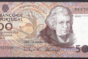 500 escudos  P180-F  1993  UNC