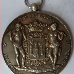 Medaille Stad Antwerpen Prijskamp. van het Vet Vee Maatschappij 1939