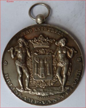 Medaille Stad Antwerpen Prijskamp. van het Vet Vee Maatschappij 1939