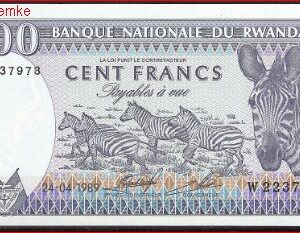 100 Francs 24-4-1989  P 19-a  UNC