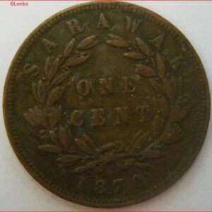One Cent 1870 KM 6 ZFR+