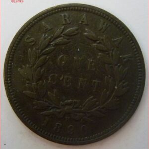 One Cent 1890H KM 6 ZFR+
