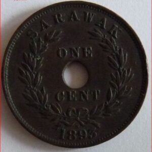One Cent 1893 KM 7 PR/XF