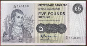 5 pound  P212-d1  1987  UNC