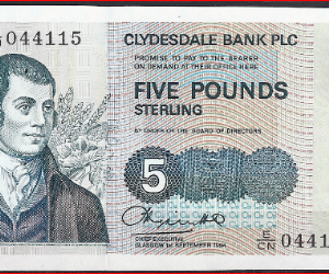 5 pound  P218-b  1994  UNC