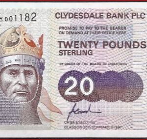 20 pound  P227  1997  UNC