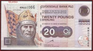 20 pound  P229-B  2000  UNC