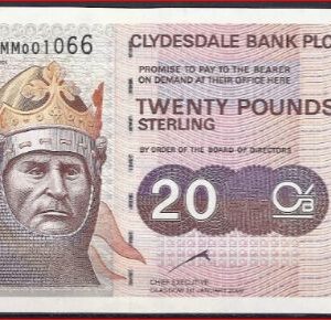 20 pound  P229-B  2000  UNC