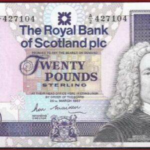 20 pound  P349  1987  UNC