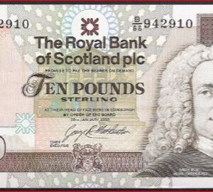 10 pound  P353-a  1992  UNC