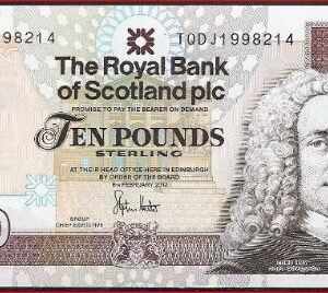 10 pound  P368  2012  UNC