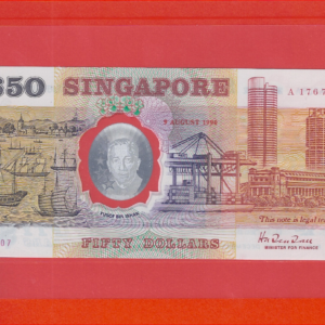 50 dollar  P30  (folder)  1990  UNC