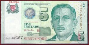5 dollar  P39  1999  Pr.