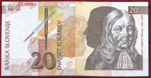 20  tolarjev  P12-a  2001  UNC