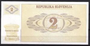 2 tolar  P2-a  1990  UNC