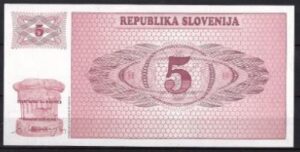 5 tolar  P3-a  1990  UNC
