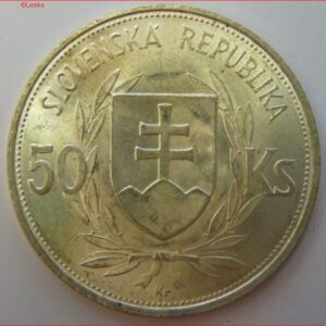 50 Korun 1944  KM 10  UNC  Zilver