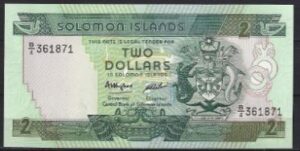 2 dollars  P13-a  1986  UNC