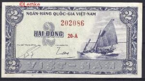 2 dong P12-a 1955 UNC