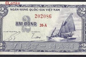 2 dong P12-a 1955 UNC