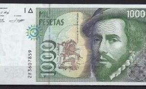 1000 pesetas  P163  1992  UNC