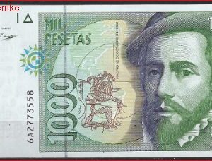 1000 pesetas  P163  1992  aUNC