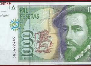 1000 pesetas  P163-a  1996  Pr.
