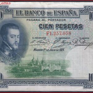 100 pesetas  P69-c   1936  ZFr+