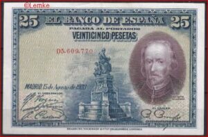 25 peseta  P74-B  1928  Pr