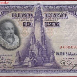 100 pesetas  P76-a Zonder letter  1928  PR