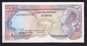 500 dobras 1989  P 61  UNC