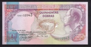 500 dobras 1993  P 63  UNC
