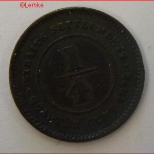 1/4 Cent 1872H KM 7 PR/XF