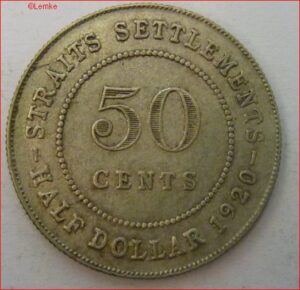 50 Cents 1920  KM 35.1  PR/XF